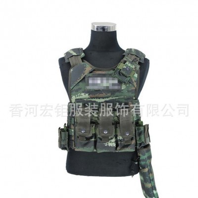 宏钜虎斑迷彩特种兵PC水陆两栖快拆防弹战术背心图2