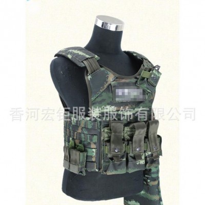 宏钜虎斑迷彩特种兵PC水陆两栖快拆防弹战术背心图3