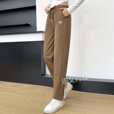 春秋新款木棉绒妈妈女裤跑江湖新产品地摊裤子中老年休闲裤展销会图4