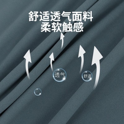 锦氨莱卡鲨鱼皮双磨面料高弹力针织速干布料运动双面布瑜伽服面料图3