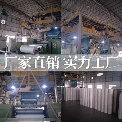 全新料黑白色阻燃无纺布防火布 防尘包装装修工程布抗拉伸不织布图3