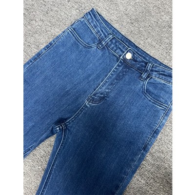 【佐梵牛仔】vintage高弹牛仔裤女春夏秋修身舒适喇叭濮阳牛仔裤图5