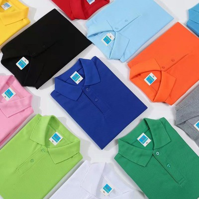 夏季短袖翻领POLO文化衫 团体男士短袖印制广告衫班服工作服定制图4