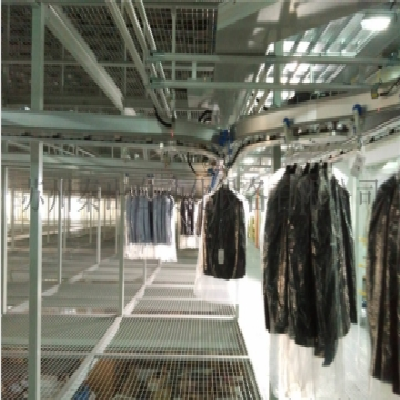 智能工厂服装行业-全自动悬挂仓储出库输送系统图4