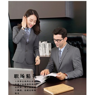 男女 工作西装时尚定制西装2022新款西装图5