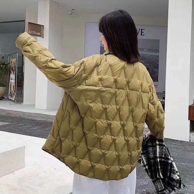 2023年新款衬衫领轻薄款羽绒服中长款设计感小众宽松百搭显瘦外套图4