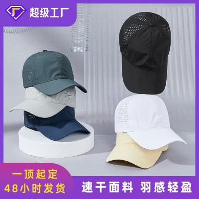 2024春大头围太阳帽鸭舌帽外贸棒球帽夏款男女士速干防晒遮阳帽子图4