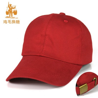 空白光板棒球帽软顶无衬休闲帽外贸欧美简约纯棉鸭舌帽男印绣logo图3