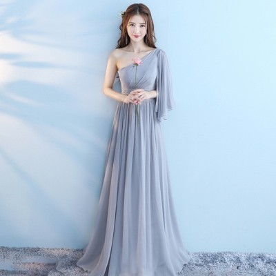 伴娘服姐妹服新款显瘦姐妹服闺蜜装无袖深V领伴娘礼服女批发图2