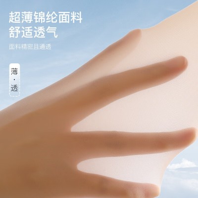 夏季打底马油丝袜女户外高尔夫运动薄款美腿蚕丝袜防晒光腿连裤袜图2