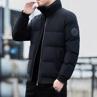 棉衣男冬季加厚棉袄立领宽松休闲羽绒棉服外套潮流棉衣厂家图5