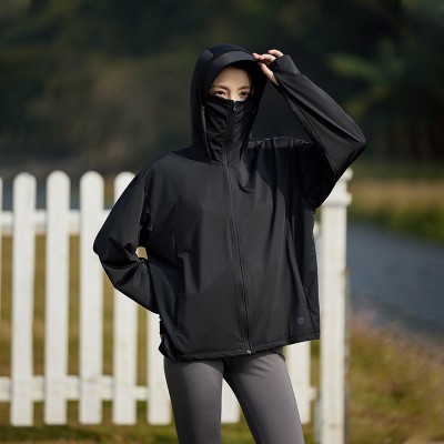 冰丝防晒衣男upf50防紫外线防晒服女时尚云朵原纱可拆帽檐皮肤衣图3