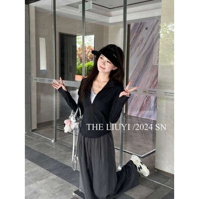六一的宝藏原纱防晒衣女夏季户外防紫外线冰丝凉感防晒服立领外套图2