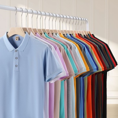 POLO衫工作服广告衫定制夏季企业工装批发短袖翻领文化衫刺绣logo图5