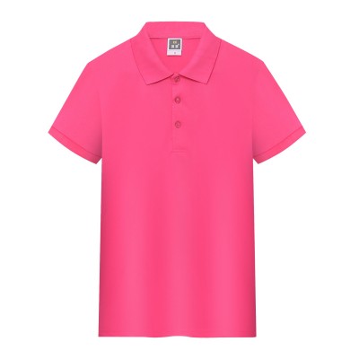 夏季男女同款短袖翻领T恤POLO衫批发广告衫工作服套头刺绣印 LOGO图2