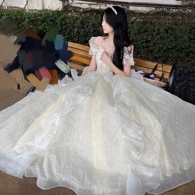 在逃公主风晚礼服女高级感轻奢小众成人礼学生艺考毕业生日小礼裙图2