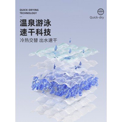 游泳衣女分体大码游泳衣加肥保守妈妈款泳衣遮肚显瘦游泳馆泡温泉图4