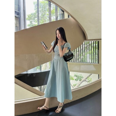 十三行桃桃家2024夏上新TAOTAOFAMILY韩系淑女减龄气质连衣裙7063图3