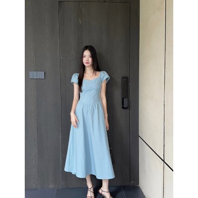 十三行桃桃家2024夏上新TAOTAOFAMILY韩系淑女减龄气质连衣裙7063图4