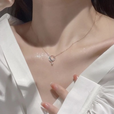 逐梦星河项链女生高级感星星月亮小众女式百搭轻奢项链星月吊坠图3