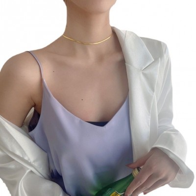 缎面仿真丝吊带背心女春夏季内搭绸缎V领宽松显瘦内搭打底衫批发图5