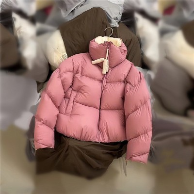 2024新款羽绒服女短款小个子欧货面包服时尚洋气设计感冬加 厚外套图3
