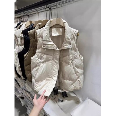 2024新品羽绒棉马甲女短款百搭外穿洋气背心坎肩立领棉马甲外套图2