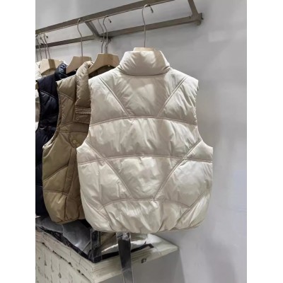2024新品羽绒棉马甲女短款百搭外穿洋气背心坎肩立领棉马甲外套图4