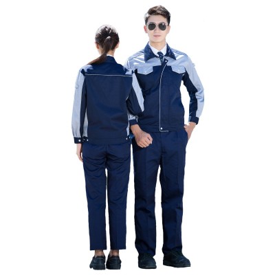 长袖工作服秋季定做劳保服耐磨工装上衣电焊焊工汽修工厂车间工服图4