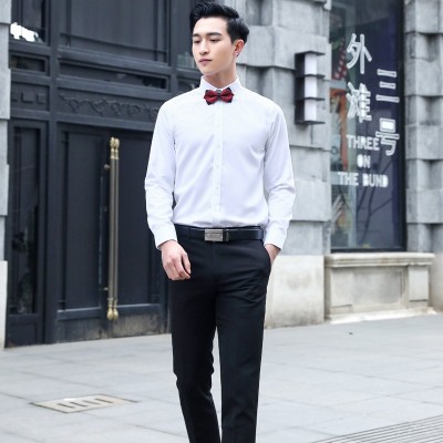 男士西装马甲衬衫工装背心伴郎服装新郎结婚礼服团服套装休闲正码图3