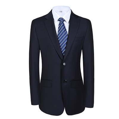 2024年男士黑色休闲西服职业装结婚礼服修身韩版演出服厂家批发图4