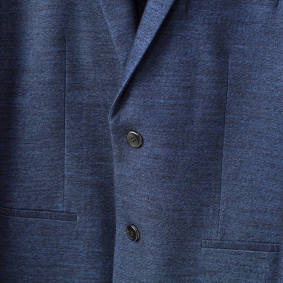 春季男装复古人字呢西装领两粒单排扣商务休闲单西时尚正装西服图3