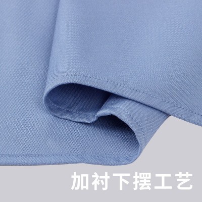 【速干衬衫】高档衬衫男短袖商务莫代尔男士衬衣纯色免烫职业男装图2