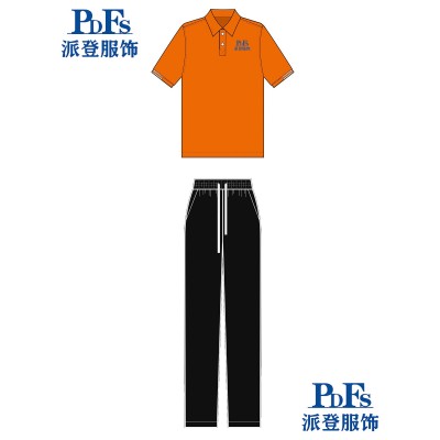 POLO衫工作服套装定制加LOGO图案颜色可选夏季工服定制 派登服饰图4