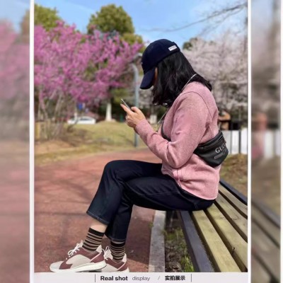 鸟家抓绒衣男女同款 秋冬加绒立领外套打底针织开衫情侣运动夹克图3
