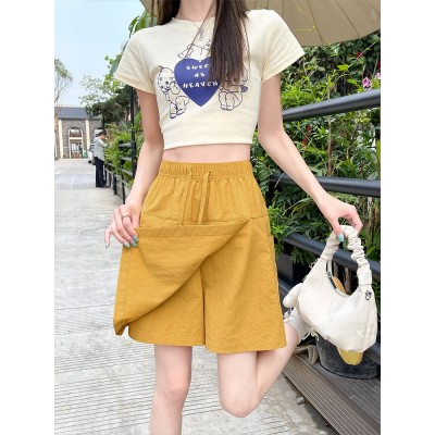 工装裙裤女夏季半身裙子百搭时尚设计感防走光短裙